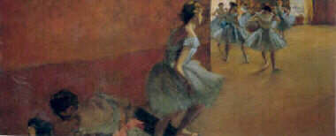danseuses montant un escalier