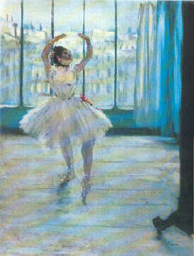 danseuse posant chez un photographe