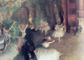 répétition d'un ballet sur la scéne