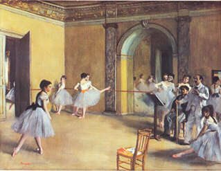 salle de danse à l'Opéra de la rue Le Peletier